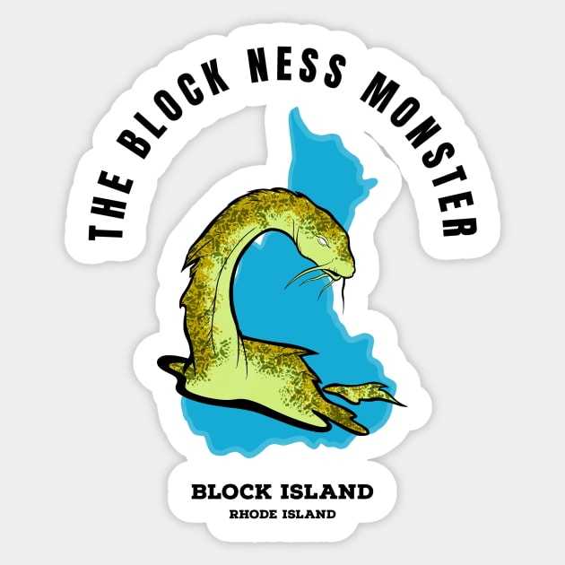 The Block Ness Monster Sticker by TheLenRoman